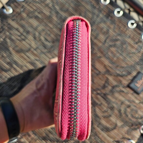 Christian Dior GUC Canape Coated Canvas Wallet with Removable Charm - Picture 7 of 15